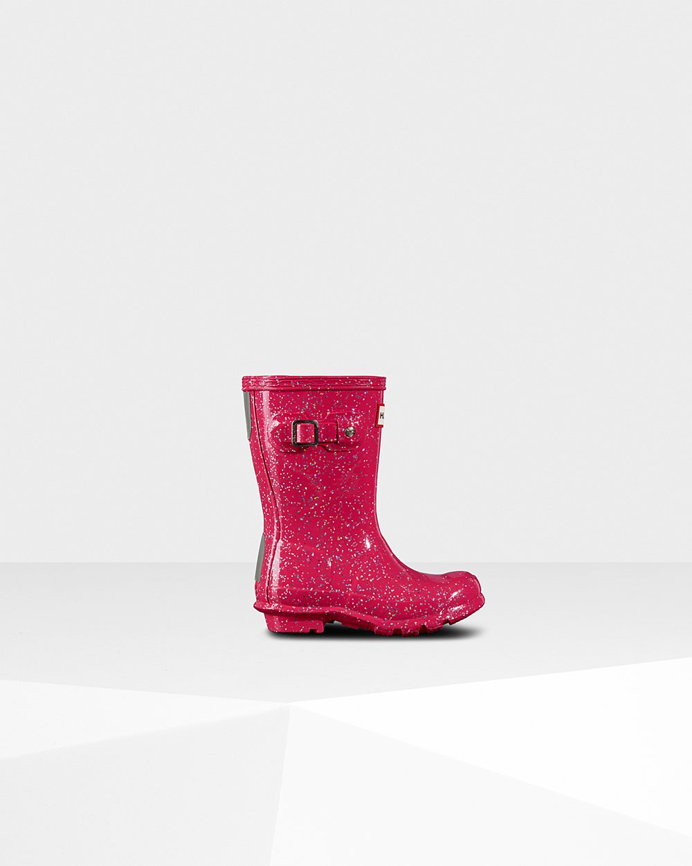 Hunter Original Little Giant Glitter Rain Boots - Sale Kids Pink - FSKHJE014